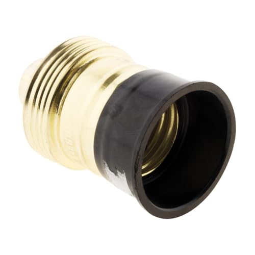 Zenitech - E27 Fassung Messing Mit Bakelitkragen - Kompatibel Mit E27 Glühbirnen - Maximalspannung 250V - Maximalstrom 4A - Gold Zenitech - E27 Fassung Messing Mit Bakelitkragen - Kompatibel Mit E27 Glühbirnen - Maximalspannung 250V - Maximalstrom 4A - Gold von Zenitech
