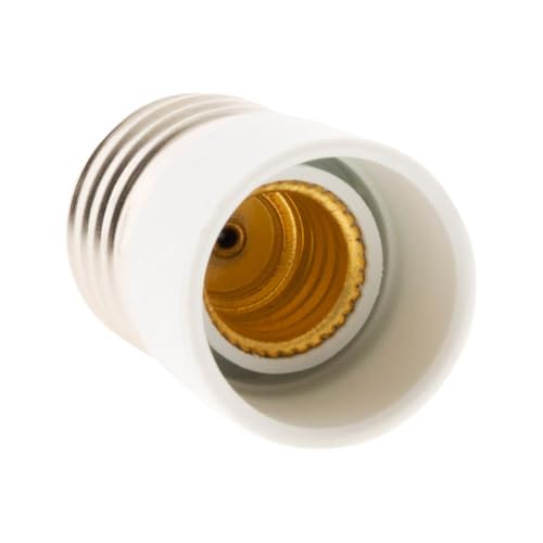 Zenitech - E27 Zu E14 Fassung Adapter - Kompatibel Mit E14 Sockel Birnen - Ideal Für Zuhause Und Büro - Einfache Installation - Weiß - 5 Cm Zenitech - E27 Zu E14 Fassung Adapter - Kompatibel Mit E14 Sockel Birnen - Ideal Für Zuhause Und Büro - Einfache Installation - Weiß - 5 Cm von Zenitech