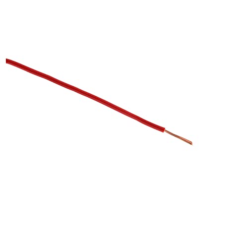 Zenitech - Elektrisches Stromkabel H07VK 1x 2,5mm² - Haushaltskabel Zum Anschließen Von Haushaltsgeräten - Langlebig Und Robust - Rot - 10m von Zenitech