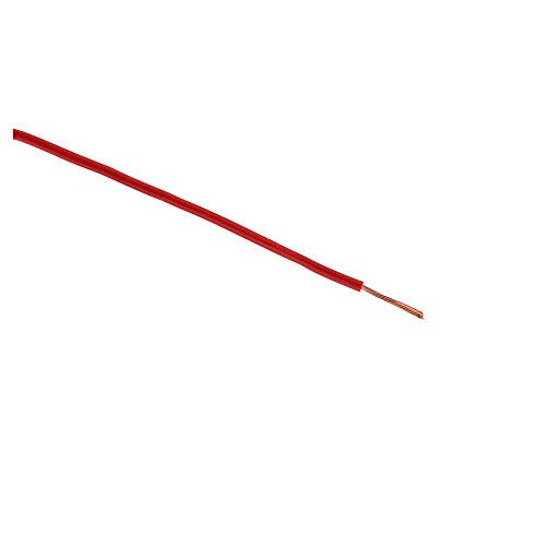 Zenitech - Elektrisches Stromkabel H07VK 1x2,5mm² - Geeignet Für Haushaltsgeräte - Langlebig Und Widerstandsfähig - Innenanwendung - Rot - 5m von Zenitech