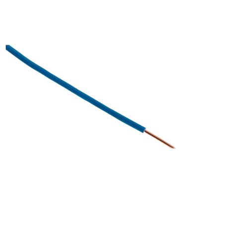 Zenitech - H07V-U 1,5mm² Elektrokabel - Einadriger Leiter PVC-Isolierung - Für Innengebrauch - Nennspannung 700V - Blau - 25m von Zenitech