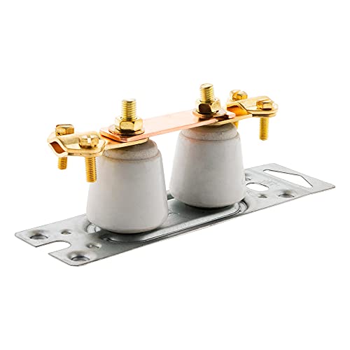 Zenitech - Hochwertige Keramische Trennstange - Erhöhte Trennstange Für Isolierung Und Compliance-Messung - Kompatibel Mit Erdungssystemen - Gold - 40 cm von Zenitech