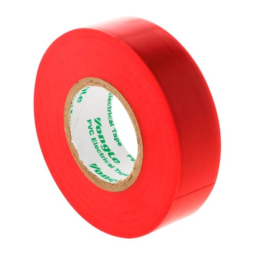 Zenitech - Isolierklebeband 19mm x 20m - 0.15mm PVC-Band für Elektrische Arbeiten - Einfache Identifizierung - Professionelle Qualität - Rot - 20m von Zenitech