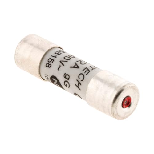 Zenitech - Keramiksicherungssatz 32A mit Anzeige - Abmessungen 10,3 x 38 mm - Entspricht NF-Normen - Weiß - Packung mit 5 Stück von Zenitech