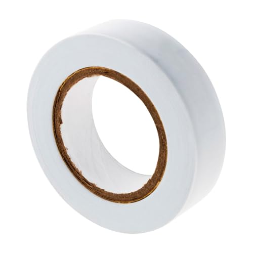 Zenitech - PVC Isolierband 0,15mm - Breite 15mm - Länge 10m - Ideal Für Elektrische Arbeiten - Einfache Identifizierung - Weiß - 10m von Zenitech