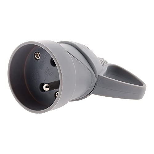 Zenitech - Ringstecker 1 Buchse 16A 2P+E - grau Zenitech - Ringstecker 1 Buchse 16A 2P+E - grau von Zenitech