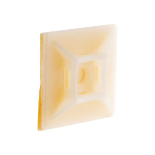 Zenitech - Set Aus 10 Klebeunterlagen Für Kabelbinder - Einfache Installation Mit Starkem Kleber - Universelle Kompatibilität - Robuste Und Langlebige Befestigung - Gelb Zenitech - Set Aus 10 Klebeunterlagen Für Kabelbinder - Einfache Installation Mit Starkem Kleber - Universelle Kompatibilität - Robuste Und Langlebige Befestigung - Gelb von Zenitech