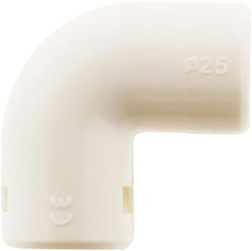 Zenitech - Set Aus 2 IRL Halterungen Ø25mm - Stabile Und Sichere Installation Von Leitungen - Rigid PVC Für Maximale Haltbarkeit - Kompatibel Mit Rohren Ø16mm, Ø20mm, Ø25mm - Weiß von Zenitech