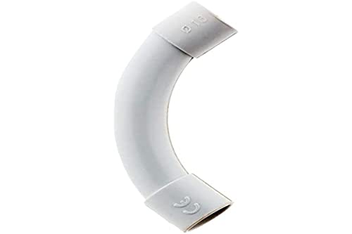 Zenitech - Set Aus 5 Kurven Für IRL Rohr In Hart-PVC Ø16mm - Einfache Installation Für Verkabelungsabzweigungen - Anpassbar An Verschiedene Kabeldurchmesser - Grau - Ø16mm Zenitech - Set Aus 5 Kurven Für IRL Rohr In Hart-PVC Ø16mm - Einfache Installation Für Verkabelungsabzweigungen - Anpassbar An Verschiedene Kabeldurchmesser - Grau - Ø16mm von Zenitech