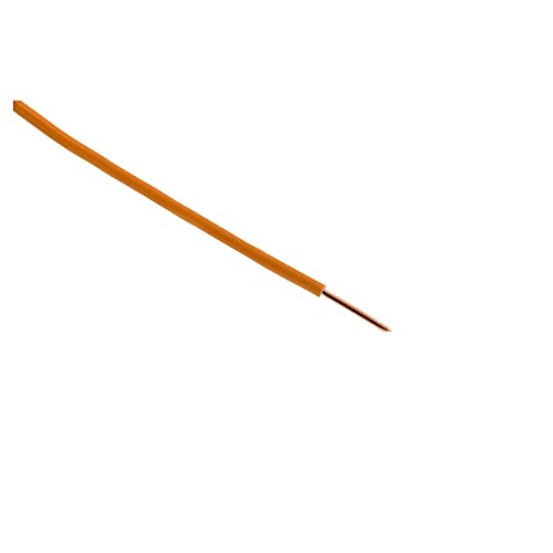 Stromkabel HO7V-U 1,5mm² Orange - 10m von Zenitech