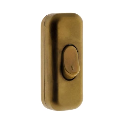 Zenitech - Unipolarer Schalter 2A - Kompatibel Mit Leuchten - Langlebiges Material - Einfache Installation - Gold - Kompakt Zenitech - Unipolarer Schalter 2A - Kompatibel Mit Leuchten - Langlebiges Material - Einfache Installation - Gold - Kompakt von Zenitech