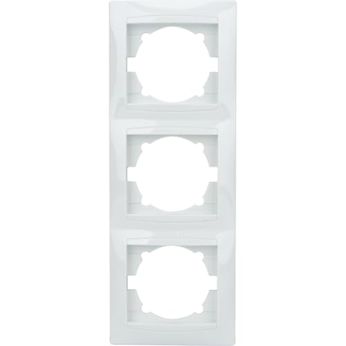 Zyna 3-fach Einbauplatte vertikal weiß Zenitech Zyna 3-fach Einbauplatte vertikal weiß Zenitech von Zenitech