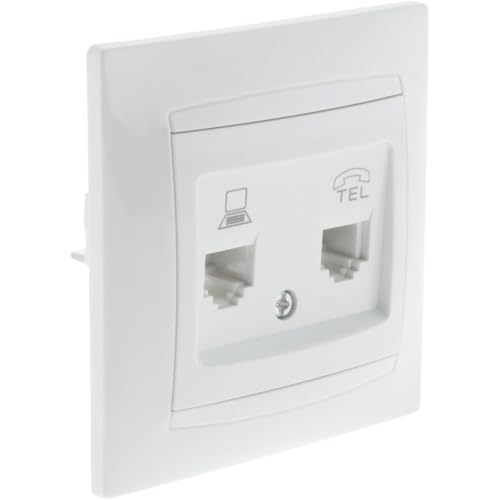Zyna RJ11 + RJ45 Unterputz Steckdose weiß Zenitech Zyna RJ11 + RJ45 Unterputz Steckdose weiß Zenitech von Zenitech