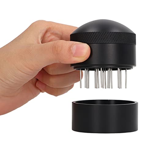 ZenithAur Adjustable Hand WDT Tool, Coffee Distributor and Stainless Steel Coffee Stirrer with Base for Cafes Home Use (58MM) von ZenithAur