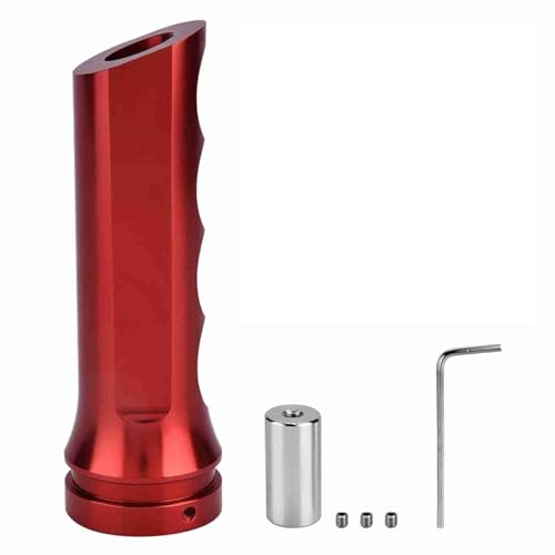 ZenithAur Auto Handbremsgriff Deckung Abdeckung Universal Car Aluminium Protector Handbremshülle Zubehör (Rot) von ZenithAur