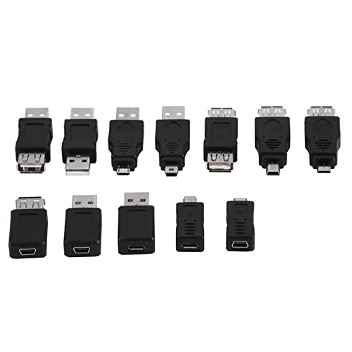 ZenithAur Multiple USB -Adapterkonverter, Hochgeschwindigkeits -USB 2.0 -Adapter -Kit, männliche weibliche Micro / -Stecker ZenithAur Multiple USB -Adapterkonverter, Hochgeschwindigkeits -USB 2.0 -Adapter -Kit, männliche weibliche Micro / -Stecker von ZenithAur