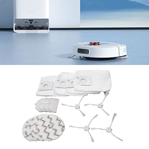 ZenithAur Roidmi Eva SDJ06RM -Zubehör, Roboter -Staubsauger -Staubbeutelfilter -Filter -Set mit Seitenbürste und Lappen von ZenithAur