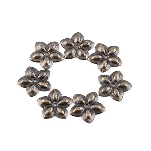 ZenithAur Vintage Furniture Nails Kit, 100pcs Antique Polster Tacks Dekorative Tack -Bolzen für Sofa Schuhtür, Bronze Metall -Tags (23 mm) von ZenithAur