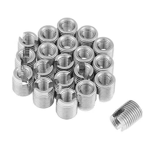 Zenithaur 20pcs Selbstgewinde -Gewinde Einsätze, M3 x 6 mm Edelstahlgewinde Einsatzmuttern für die Outlast -Befestigung Zenithaur 20pcs Selbstgewinde -Gewinde Einsätze, M3 x 6 mm Edelstahlgewinde Einsatzmuttern für die Outlast -Befestigung von ZenithAur