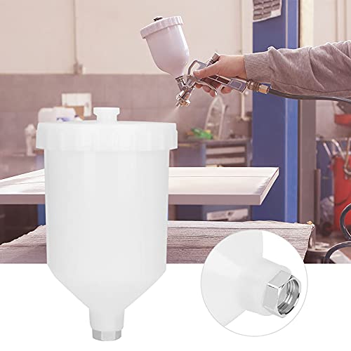 Zenithaur 600 ml Sprühpistole Topf Plastik -Sprühpistole für HVLP -Farbpistolenpistole Handheld Sprühwerkzeug Farbe Zubehör Ersatz für Malsysteme von ZenithAur