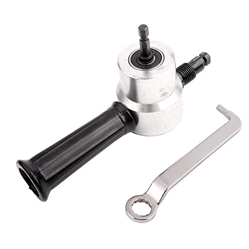 Zenithaur Electric Power Drill Nibbler -Werkzeug, Doppelkopfblechschneider -Befestigung zum vielseitigen Schneiden von Geraden und Kurven Zenithaur Electric Power Drill Nibbler -Werkzeug, Doppelkopfblechschneider -Befestigung zum vielseitigen Schneiden von Geraden und Kurven von ZenithAur