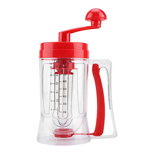 Zenithaur Handheld -Teigmischer für Pfannkuchen -Teigspender und Cupcake Backwerkzeug Handbuch Cake Mixer Waffel Krepphersteller zum einfachen Backen und Gießen Zenithaur Handheld -Teigmischer für Pfannkuchen -Teigspender und Cupcake Backwerkzeug Handbuch Cake Mixer Waffel Krepphersteller zum einfachen Backen und Gießen von ZenithAur