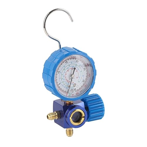 Zenithaur Klimaanlage Kältemittel Druck für HLK -Systemdiagnose und R12 R502 R22 R410 R134A Kältemittel Ladung mit klarem Skala -Manometer von ZenithAur