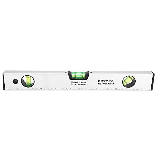 Zenithaur Magnetic Torpedo Level Aluminiumlegierung Spirit Level 400 mm Hochgenauigkeitsblasen Lineal mit Overhead Viewing Slot von ZenithAur