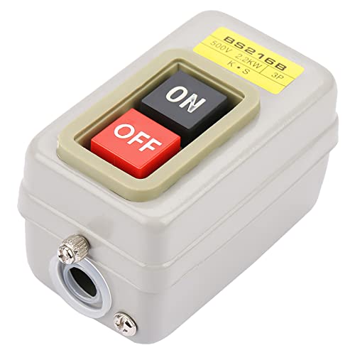 Zenithaur Motor Start Stopp -Stopp -Taste, BS216B 110/220 / 380V 3 Phasen -Selbstverriegelungsschalter für mechanische Gerätesteuerung Zenithaur Motor Start Stopp -Stopp -Taste, BS216B 110/220 / 380V 3 Phasen -Selbstverriegelungsschalter für mechanische Gerätesteuerung von ZenithAur