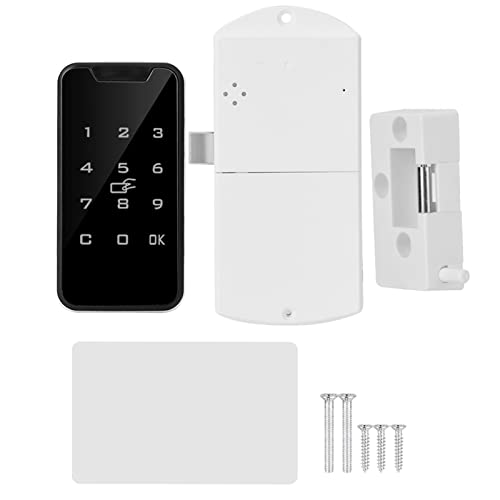 Zenithaur Touch -Tastatur -Schloss, Smart Digital RFID -Schloss, elektronische Schrankschloss für sichere Lagerung in Kleiderschränken und Schubladen Zenithaur Touch -Tastatur -Schloss, Smart Digital RFID -Schloss, elektronische Schrankschloss für sichere Lagerung in Kleiderschränken und Schubladen von ZenithAur