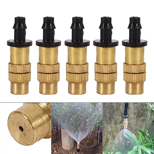 Zenithaur einstellbare Messingnebel -Düse für Gartenbewässerungssprinkler und Gewächshaus -Nebelsprinkler für eine effiziente Pflanzenbewässerung von ZenithAur