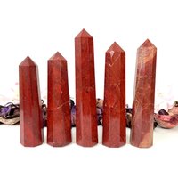 Roter Jaspis Kristallturm Heilstein Kristall Zauberstab Türme Obelisk Hochwertiger Turm Healing Kristalle Zauberstab, Großer Größe 8 Facettierter von ZenithCrystals