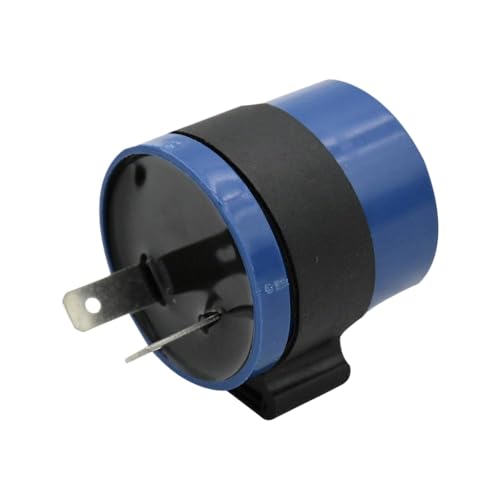 Universal Motorcycle ATV Turn Flasher Relais Beeper 2 Pin DC6V bis 12 V Blinker -Anzeige kompatibel mit den meisten Modellen(Blau) von ZenithRide