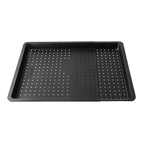 Zenker Knusper-Backblech"ausziehbar" - verstellbares Ofenblech, Rechteckig, Teflon-Antihaftbeschichtung, Backofenblech, 37-52 x 33 x 3 cm Zenker Knusper-Backblech"ausziehbar" - verstellbares Ofenblech, Rechteckig, Teflon-Antihaftbeschichtung, Backofenblech, 37-52 x 33 x 3 cm von Zenker