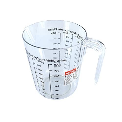 Zenker 008811 Messbecher mit Henkel, Messbecher, Messbecher, Messbecher, Skala, Kunststoff, transparent, 17 x 15,5 x 11,7 cm Zenker 008811 Messbecher mit Henkel, Messbecher, Messbecher, Messbecher, Skala, Kunststoff, transparent, 17 x 15,5 x 11,7 cm von Zenker