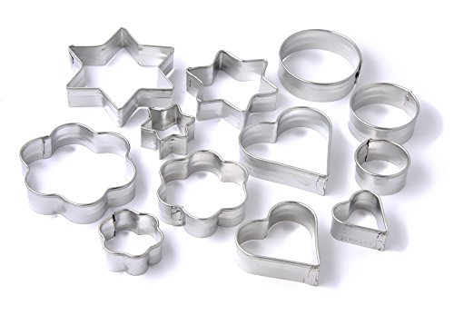 Zenker 12er Ausstecher-Set, Ausstechformen für Plätzchen, Kekse und Fondant, unterschiedliche Größen und vielfältige Motive, Menge: 1 x 12er Set Zenker 12er Ausstecher-Set, Ausstechformen für Plätzchen, Kekse und Fondant, unterschiedliche Größen und vielfältige Motive, Menge: 1 x 12er Set von Zenker