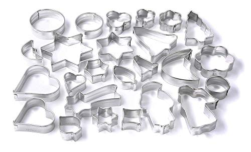 Zenker 25er Ausstecher-Set, Patisserie, Ausstecher für Plätzchen, Kekse und Fondant, Ausstechformen in unterschiedlichen Größen und vielfältigen Motiven, Menge: 1 x 25er-Set, Farbe: silber Zenker 25er Ausstecher-Set, Patisserie, Ausstecher für Plätzchen, Kekse und Fondant, Ausstechformen in unterschiedlichen Größen und vielfältigen Motiven, Menge: 1 x 25er-Set, Farbe: silber von Zenker