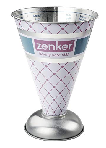 Zenker 27162 Meßbecher, Weißblech, Silber von Zenker