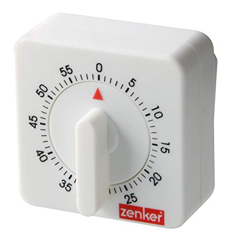 Zenker 41921 Kurzzeitwecker max. 60 min, Patisserie, Weiss/Opulenter Garten von Zenker