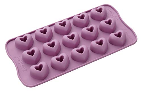 Zenker Schokopralinenform, Silikon, pink, 11.5 x 21 x 1,5 cm Zenker Schokopralinenform, Silikon, pink, 11.5 x 21 x 1,5 cm von Zenker