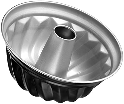 Zenker Gugelhupfform Ø 22 cm ENERGY, Kuchenform aus Stahlblech mit Antihaftbeschichtung, runde Backform für saftigen Gugelhupf (Frabe: Silber/Anthrazit), Menge: 1 Stück, 8.66" Zenker Gugelhupfform Ø 22 cm ENERGY, Kuchenform aus Stahlblech mit Antihaftbeschichtung, runde Backform für saftigen Gugelhupf (Frabe: Silber/Anthrazit), Menge: 1 Stück, 8.66" von Zenker
