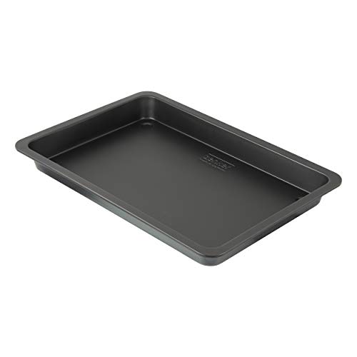 Zenker Grill- und Auflaufform (42 x 4 x 29 cm) SPECIAL COOKING, rechteckige Ofenform mit Antihaftbebeschichtung, Backform für krosse Braten & saftige Aufläufe (Farbe: Schwarz), Menge: 1 Stück Zenker Grill- und Auflaufform (42 x 4 x 29 cm) SPECIAL COOKING, rechteckige Ofenform mit Antihaftbebeschichtung, Backform für krosse Braten & saftige Aufläufe (Farbe: Schwarz), Menge: 1 Stück von Zenker