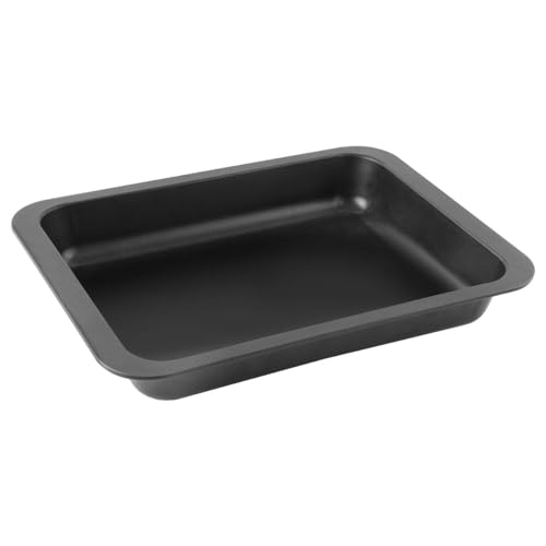 Zenker 7282 Ofenbackform (37 x 5,5 x 27 cm) SPECIAL COOKING, rechteckige Ofenform mit Antihaftbebeschichtung, Backform mit extra hohem Rand (Farbe: Schwarz), Menge: 1 Stück von Zenker