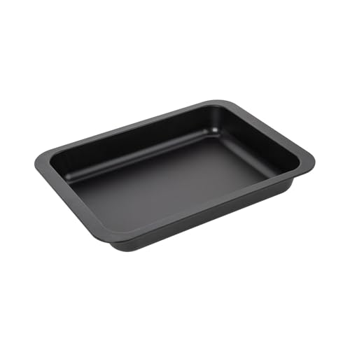 Zenker Lasagne- und Auflaufform, hochwertiges Backblech, 365 x 270 x 52 mm, 3700 ml, hitzebeständig bis 230°C – Ideal für köstliche Ofengerichte, Schwarz von Zenker