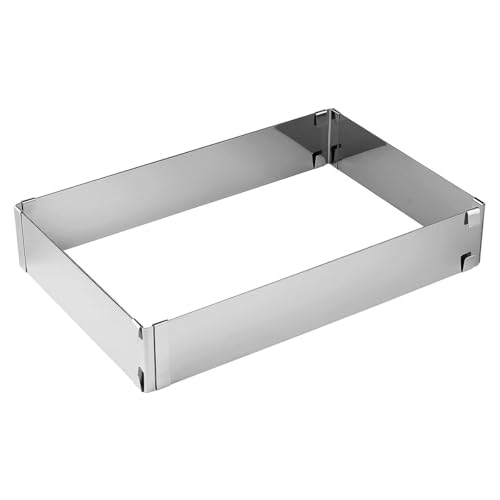 Zenker "Patisserie" Backrahmen ausziehbar – Flexibel verstellbarer Tortenrahmen, Edelstahl, Spülmaschinenfest, Made in Germany, Silber Zenker "Patisserie" Backrahmen ausziehbar – Flexibel verstellbarer Tortenrahmen, Edelstahl, Spülmaschinenfest, Made in Germany, Silber von Zenker