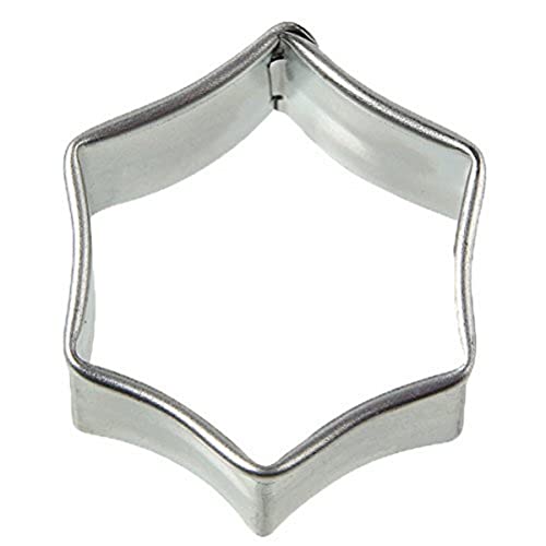 Zenker 7759 Ausstecher Patisserie Hexagon 3,3x3,7x1,7 cm in Silber, Edelstahl, 3.3 x 3.7 x 1.7 cm von Zenker