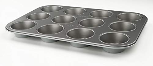 Zenker Muffinform 12er Backblech (Ø 7 cm), für saftige Muffins & Cupcakes, Muffinblech, eckig & antihaft-beschichtet, Maße: 38,5 x 26,5 x 3 cm von Zenker