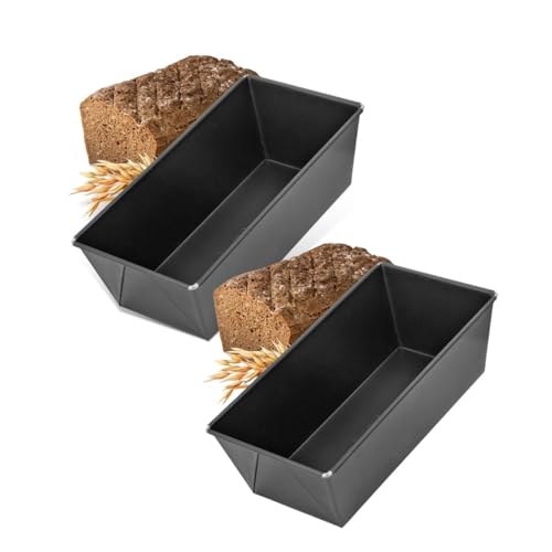 Zenker 9316850 Brotbackform, Brotbackform, Brotform, Kastenform, Briocheform, Kuchenform, Antihaft, Stahl, 31 x 16 x 10 cm von Zenker