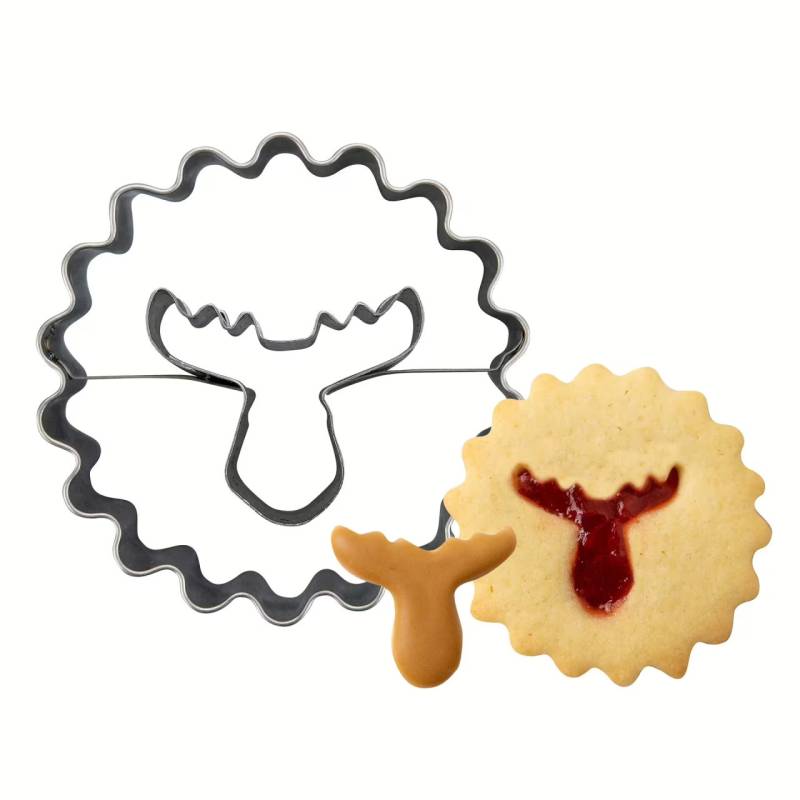 Zenker Ausstecher Linzer mit Elchkopf von Zenker