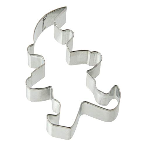 Zenker Ausstecher Zwerg Patisserie, Weihnachtsausstecher für Plätzchen, Ausstechform für Kekse und Fondant, hochwertiger Keksausstecher, Küchenhelfer aus Weißblech, Farbe: silber von Zenker